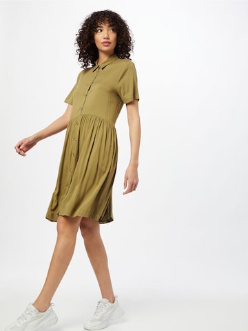 Rochie tip bluză 'Valencial' de la Soft Rebels pe verde: față