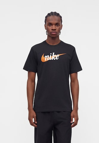 Nike Sportswear Majica | črna barva: sprednja stran