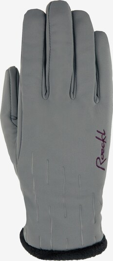 Roeckl Athletic Gloves 'Kirchsee' in Grey / Black, Item view