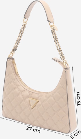 GUESS Axelremsväska i beige