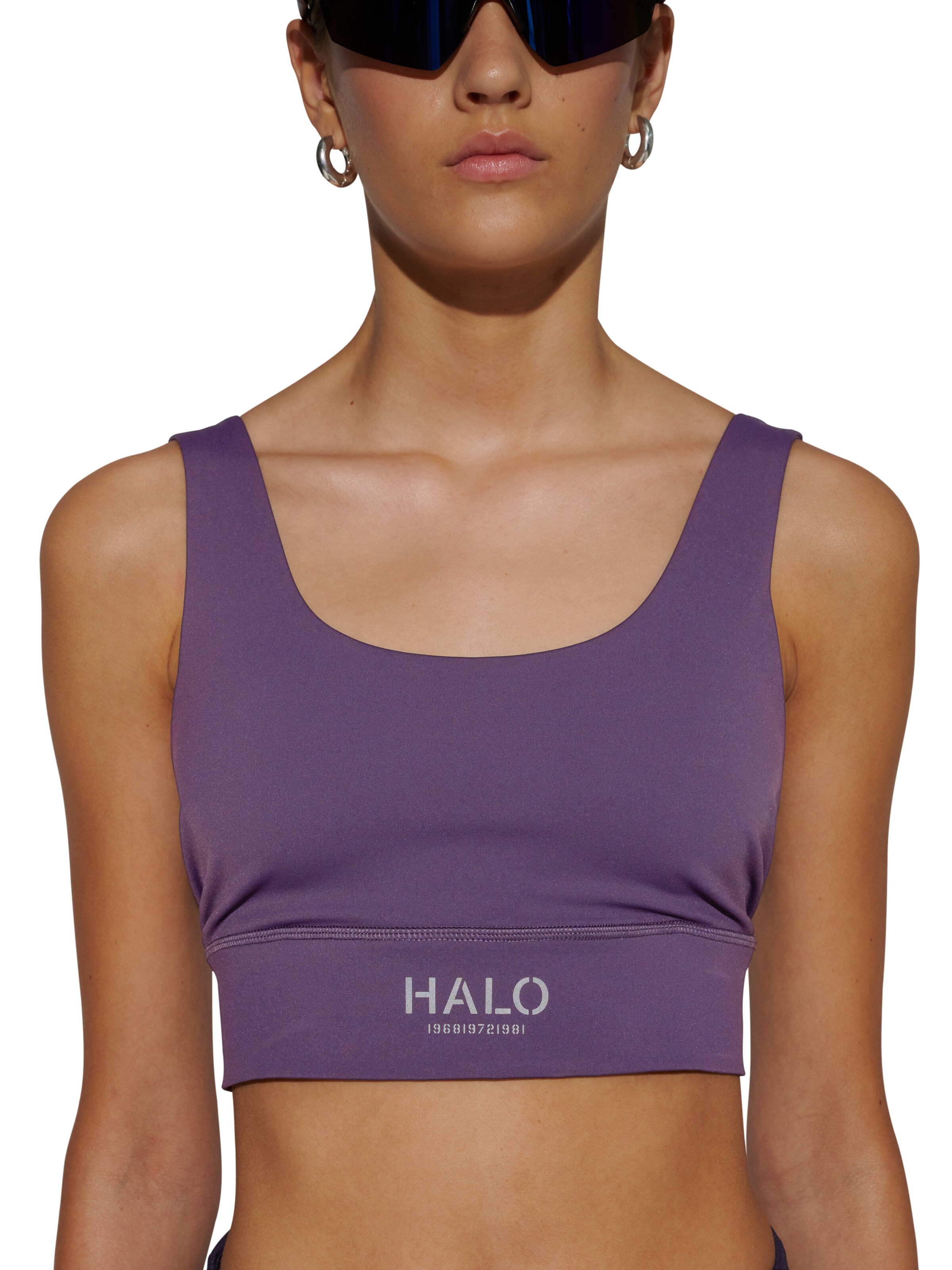 Bustier Haut de sport HALO en violet