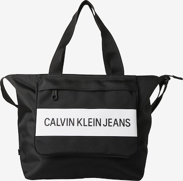 Calvin Klein Jeans Shoppingväska i svart: framsida