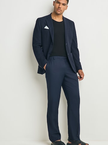 Next - regular Pantalón de pinzas en azul