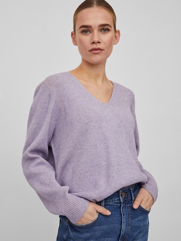 Pull-over 'Ril' VILA en violet : devant