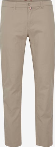 FQ1924 Regular Chino 'Snorre' in Groen: voorkant