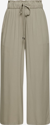 s.Oliver Wide leg Trousers in Green: front