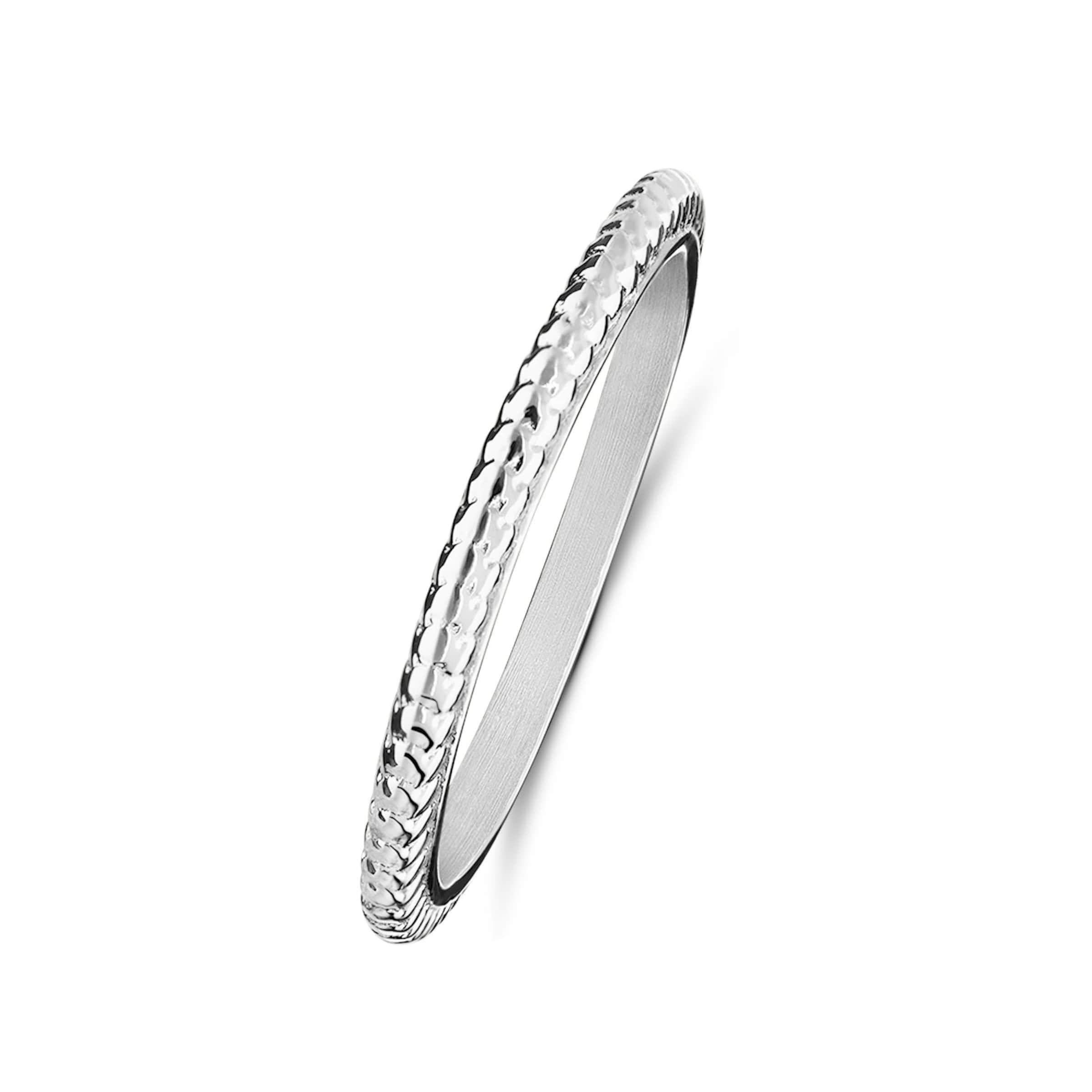 Lucardi Ring in Silver: front