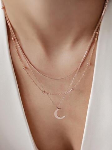 Hey Happiness Kette 'Mond Set' in Gold