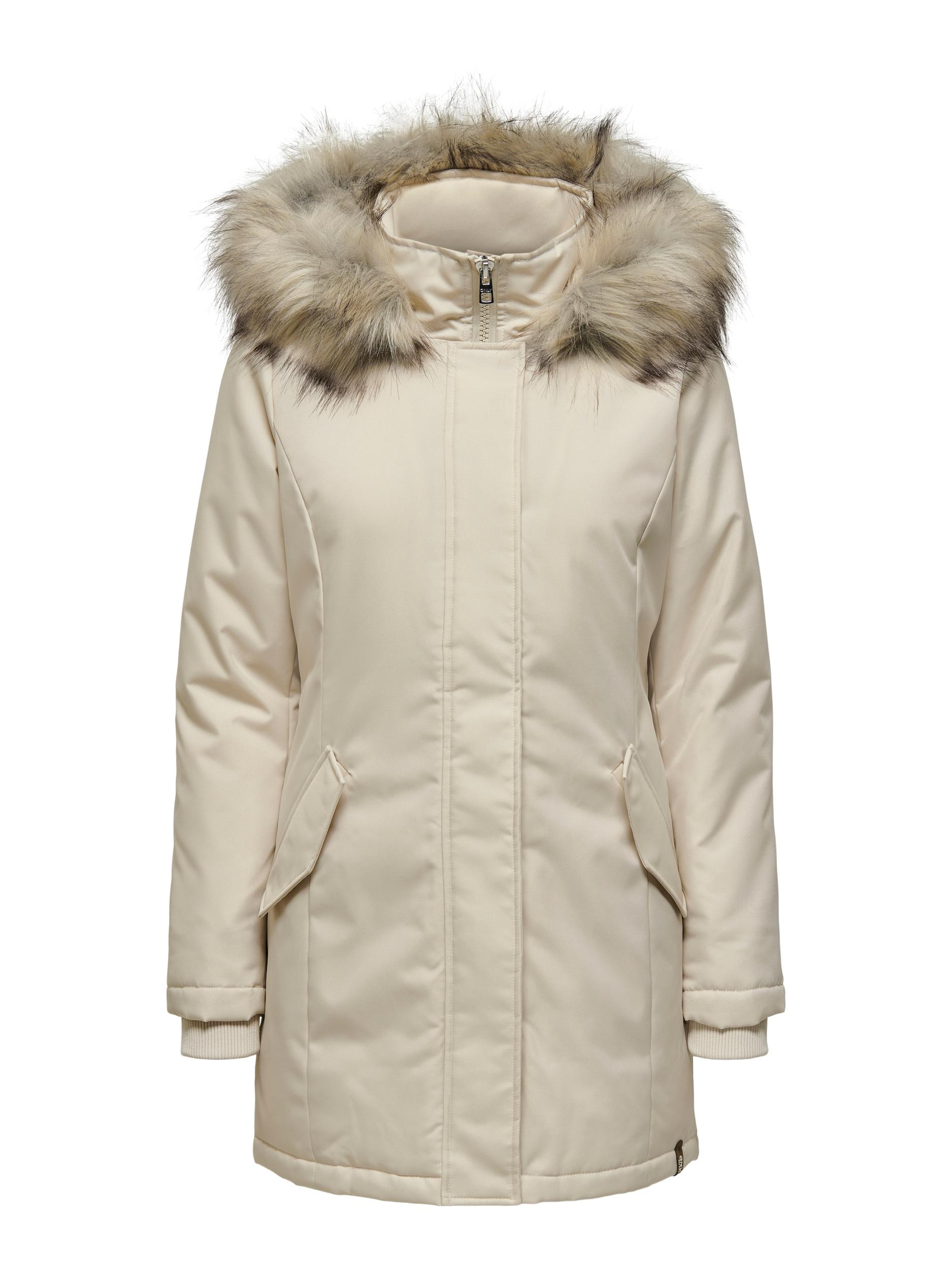 Parka invernale 'ONLNEWKATY' di ONLY in beige: frontale