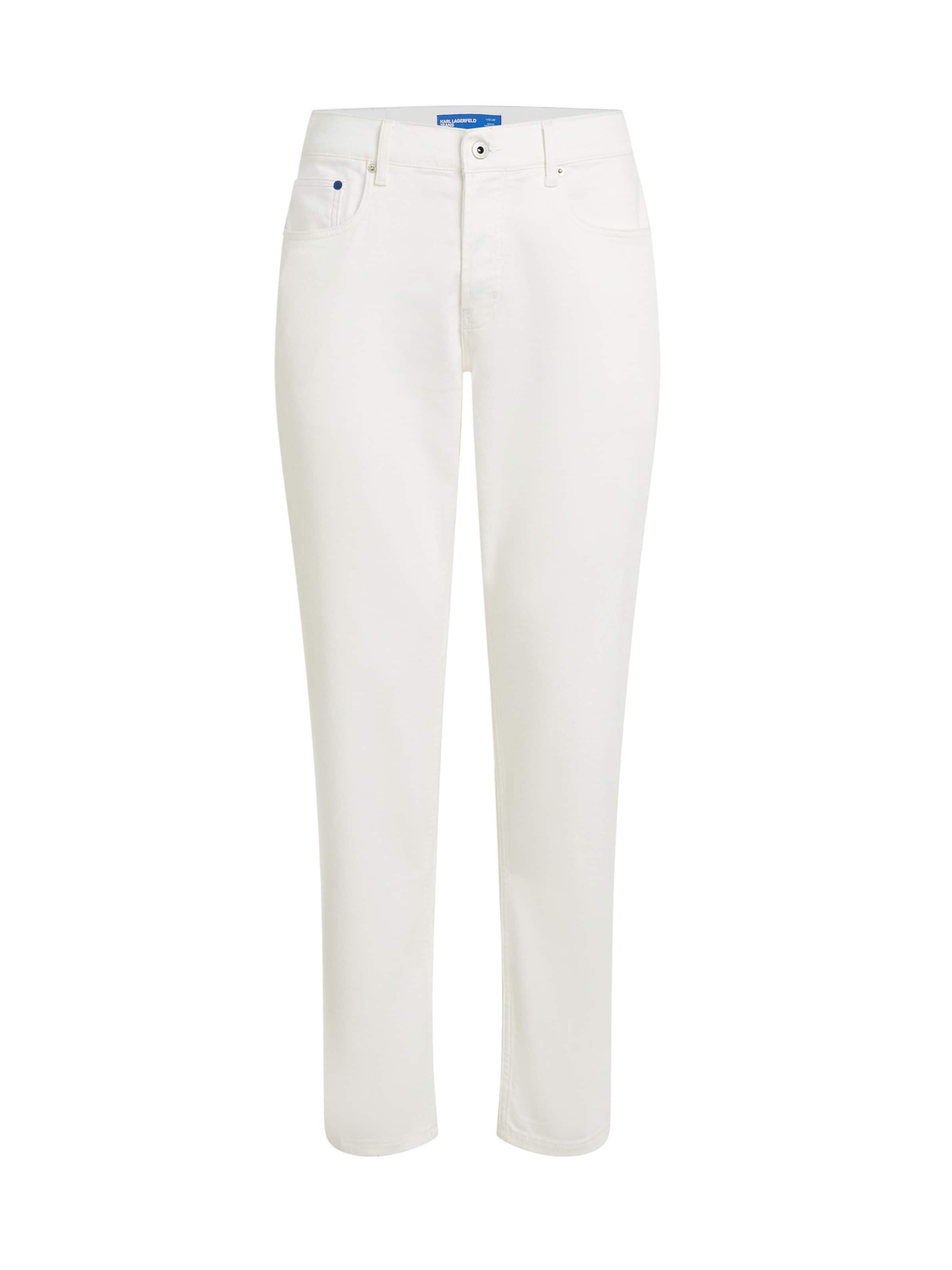 KARL LAGERFELD JEANS Regular Jeans i vit: framsida