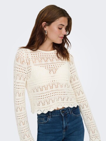 ONLY Sweater 'Elke' in White