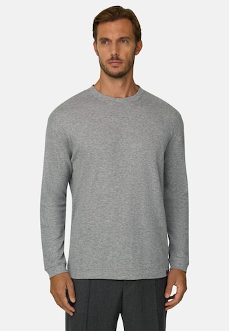 Boggi Milano Shirt in Grijs: voorkant