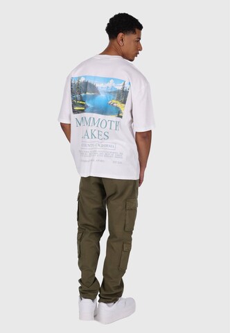 Dropsize Shirt 'LAKES' in White