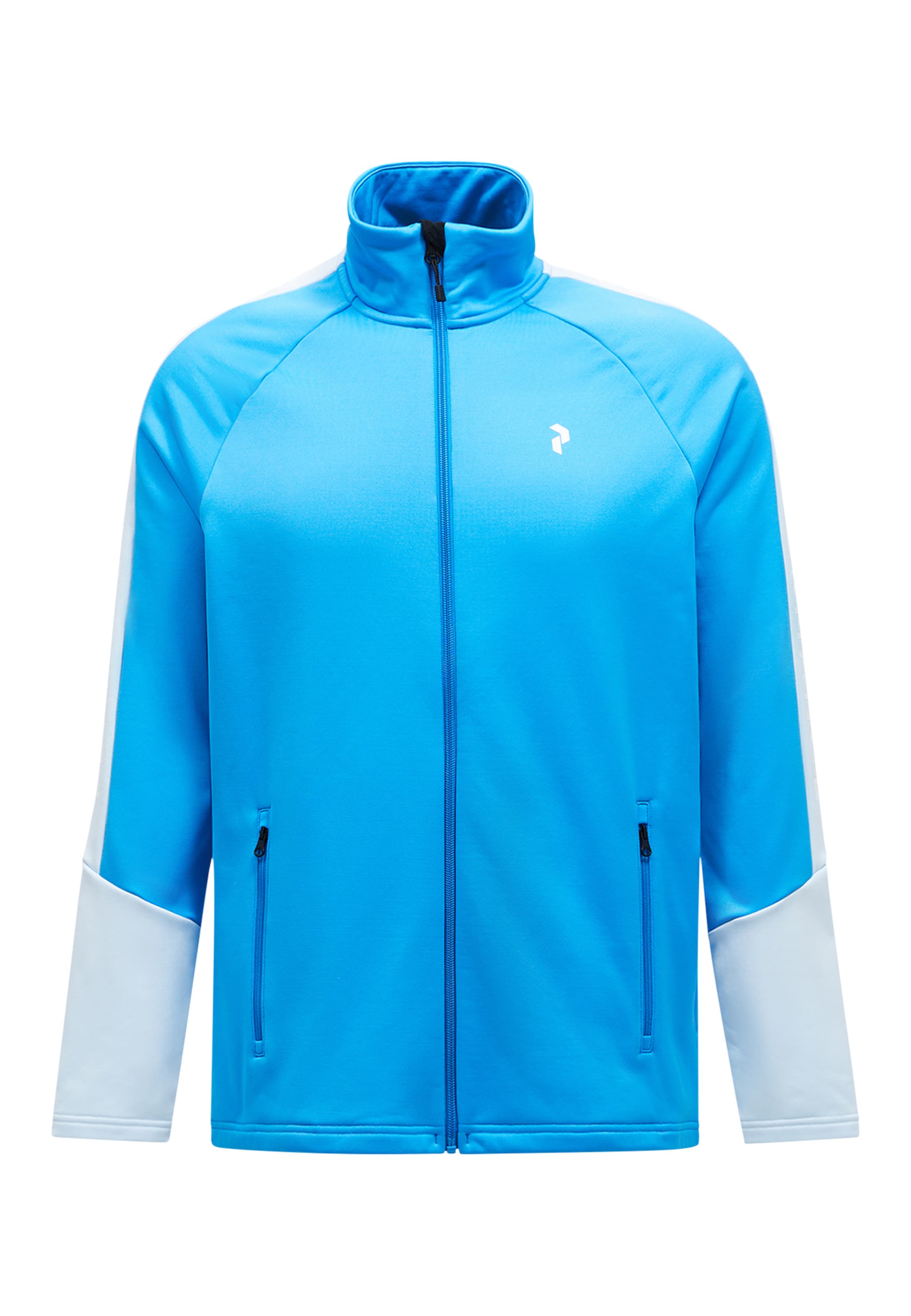 Veste en polaire PEAK PERFORMANCE en bleu : devant