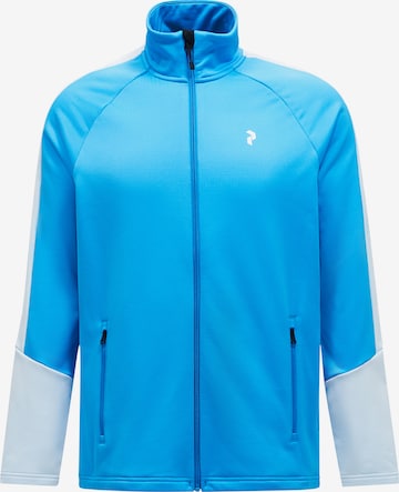 PEAK PERFORMANCE Fleecejacke in Blau: Vorderseite
