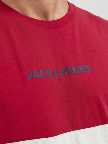 JACK & JONES Koszulka 'REID' w kolorze czerwony