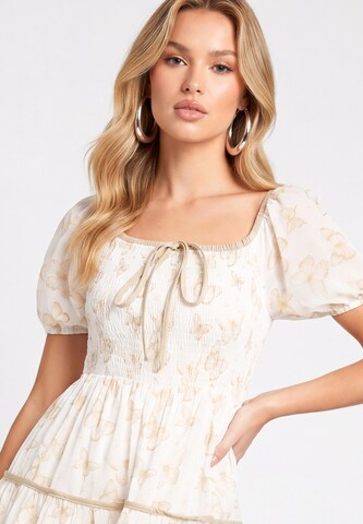 faina Dress in White
