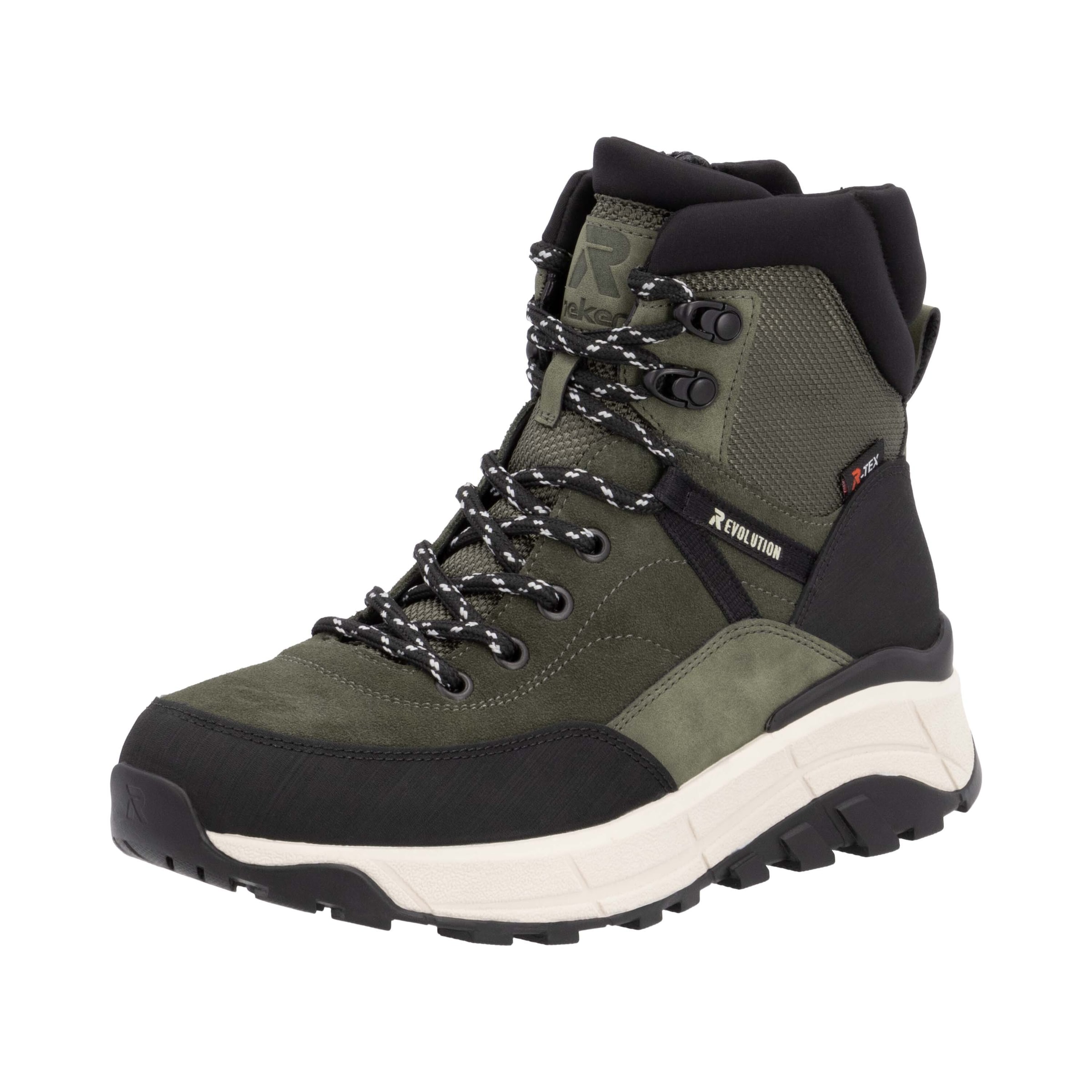 Bottines à lacets 'Evolution' Rieker Sport en vert : devant