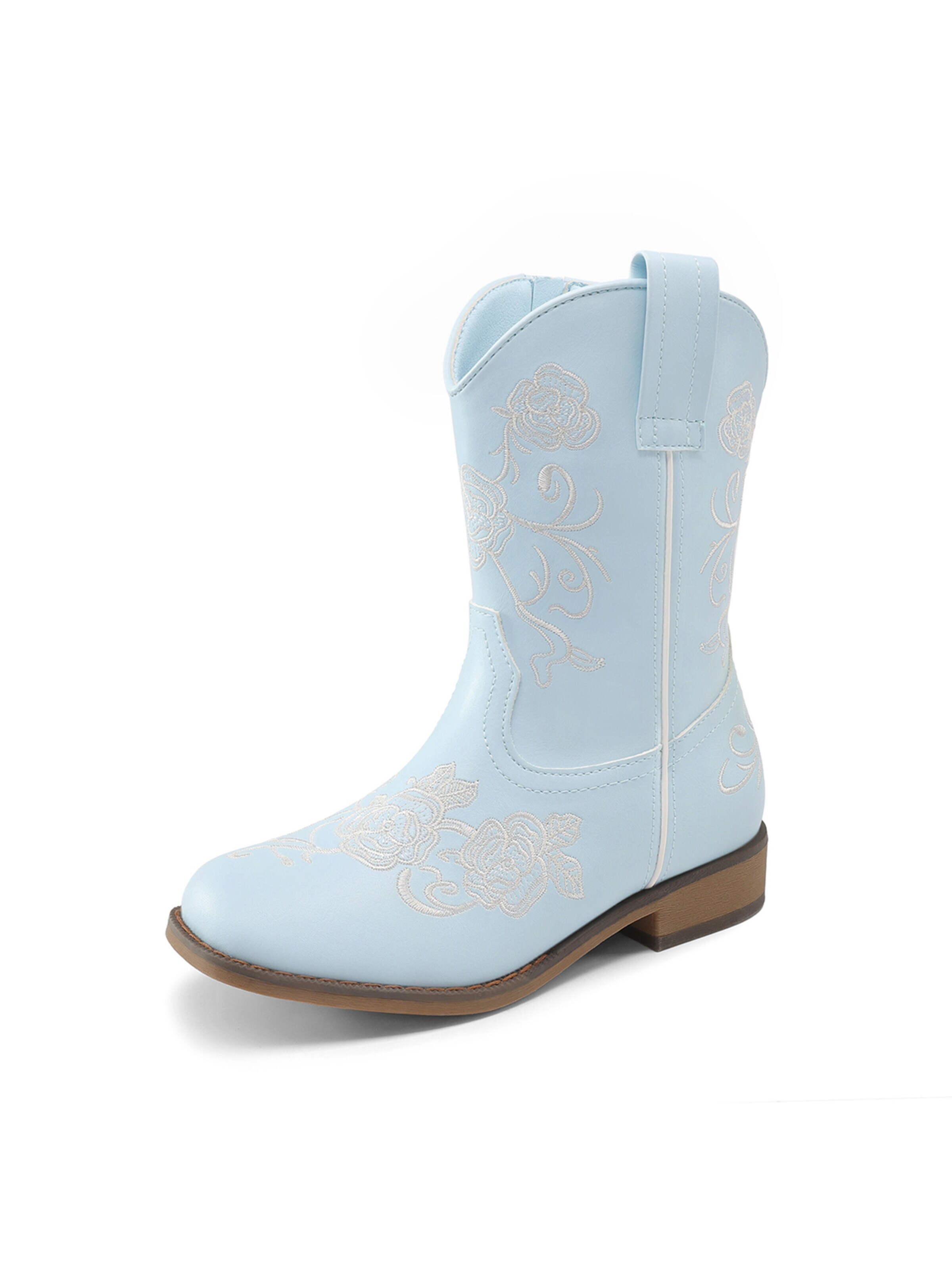 Dream Pairs Laarzen in Blauw: voorkant