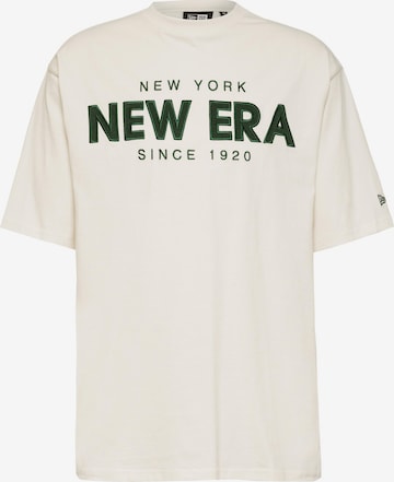 T-Shirt 'Wordmark' NEW ERA en blanc : devant