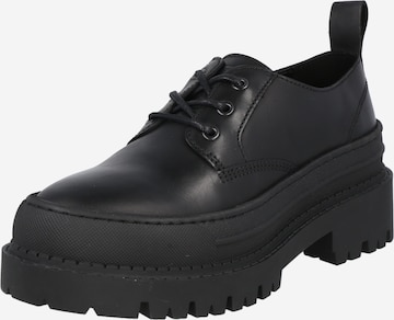 Tommy Jeans Fűzős cipő - fekete: elől