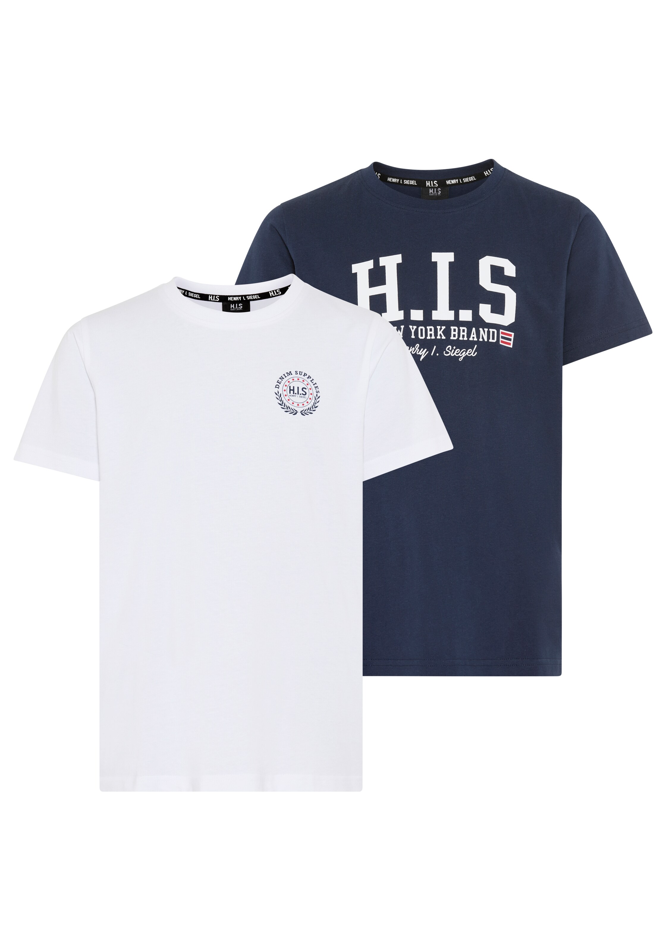 H.I.S EM Shirt in Blue: front