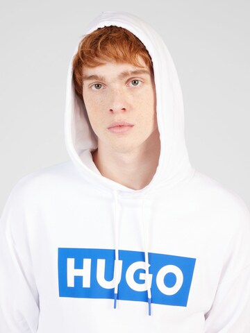 HUGO Sweatshirt 'Nalves' i hvid