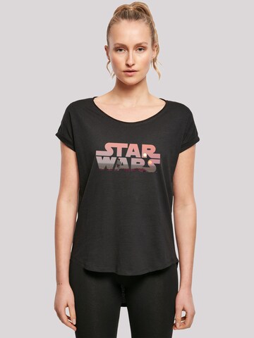 F4NT4STIC Shirt 'Star Wars Tatooine' in Zwart: voorkant