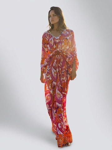 Miss June Dress 'Robe Longue Emmy' in Pink