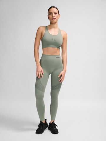 Skinny Pantalon de sport Hummel en vert