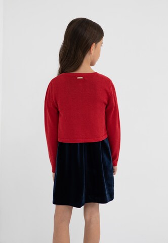 Gulliver Knit Cardigan in Red
