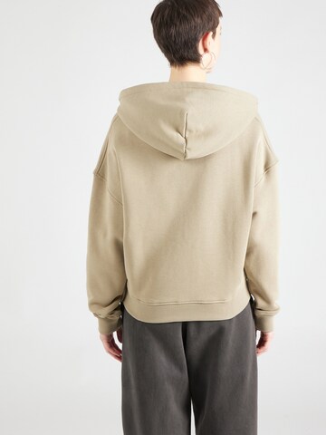 Pequs - Sudadera con cremallera en beige