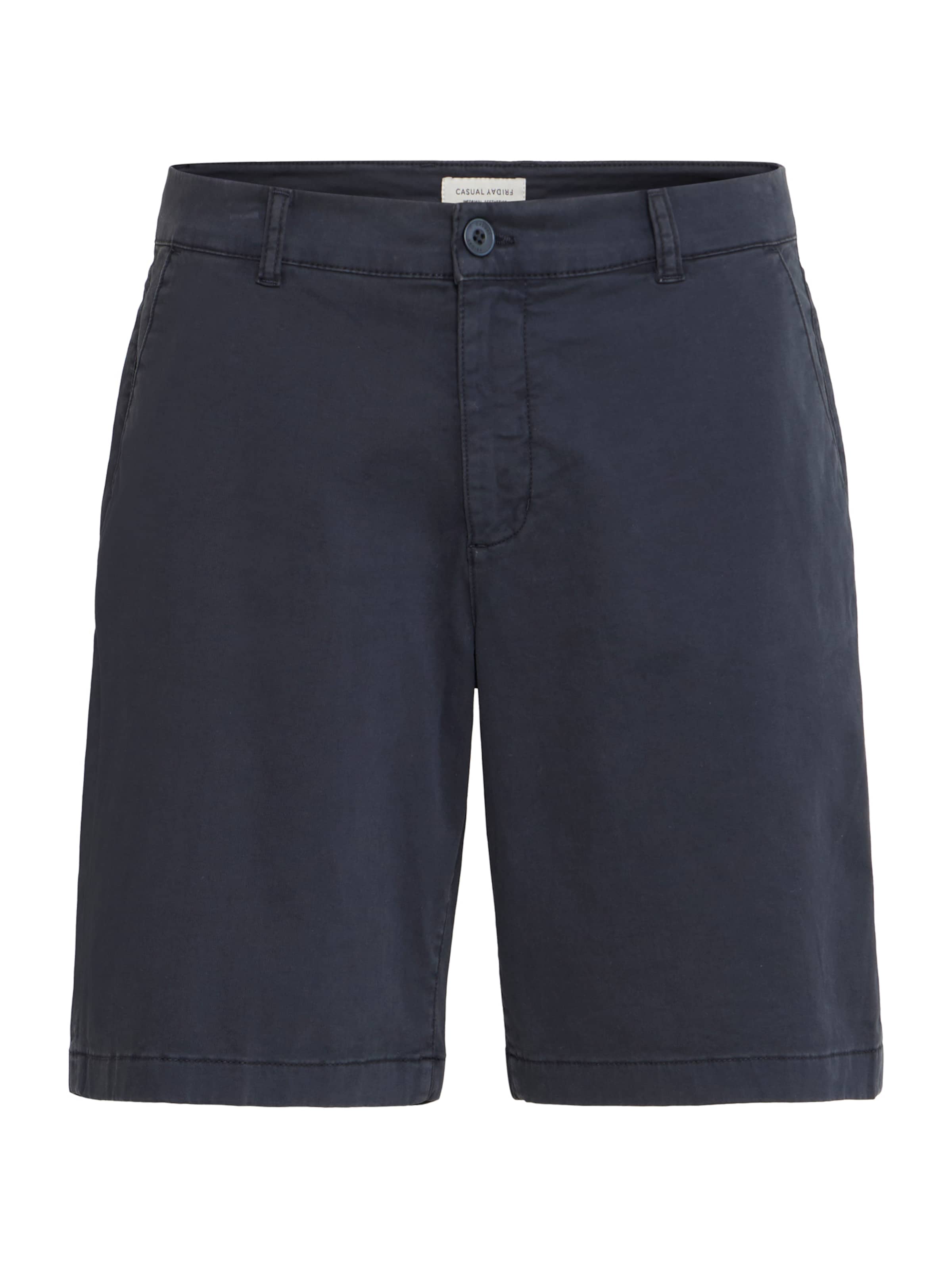 Casual Friday Loosefit Παντελόνι τσίνο 'CFBennet' σε μπλε: μπροστά