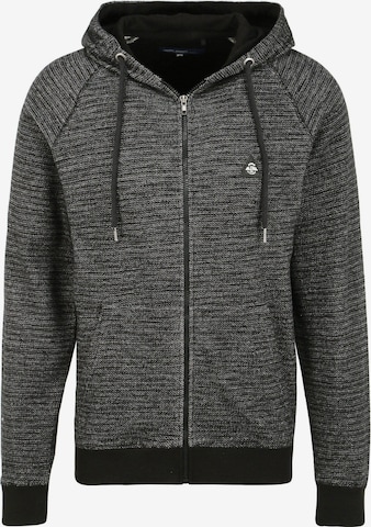 BLEND Sweatvest ' Nuka ' in Grijs: voorkant