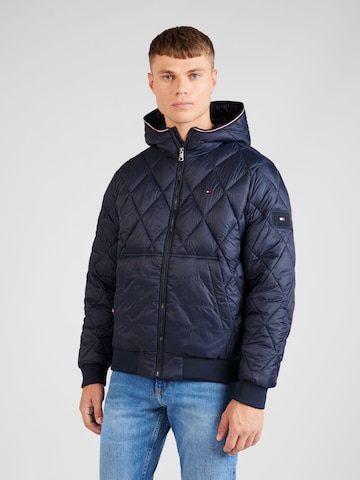 TOMMY HILFIGER Between-season jacket in Blue: front