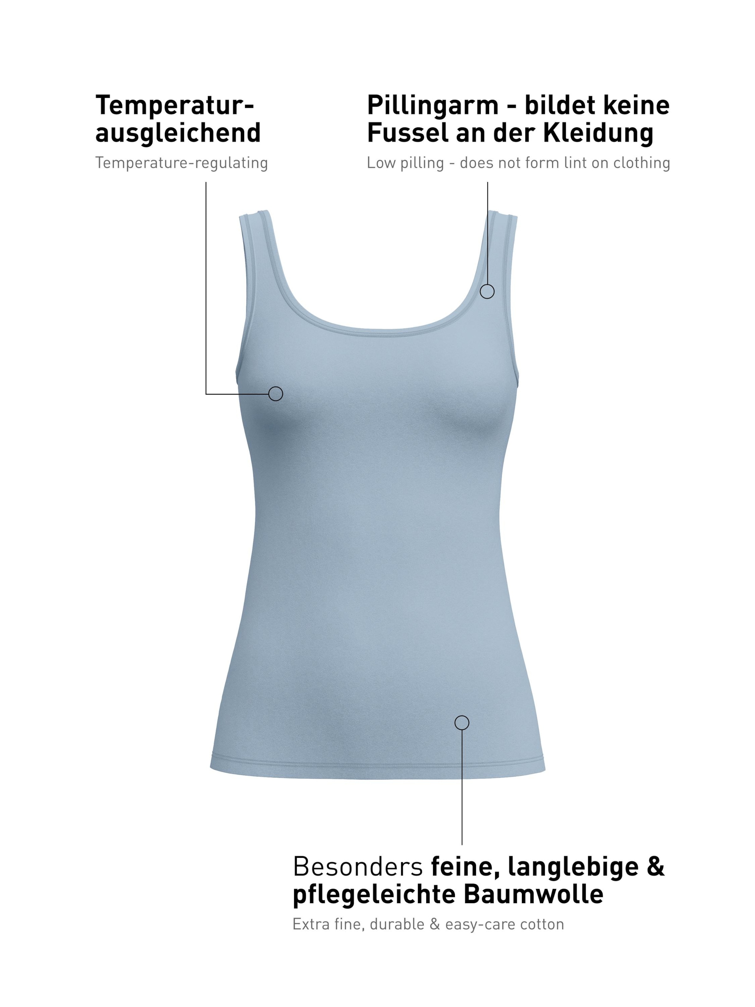 CALIDA Onderhemd 'Natural Comfort' in Grijs