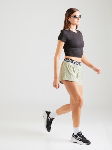 Regular Pantalon de sport 'STRONG 3' PUMA en vert