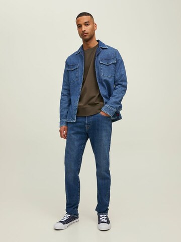 R.D.D. ROYAL DENIM DIVISION Sweatshirt 'Andy' in Braun