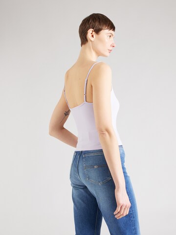 purpurinė Tommy Jeans Palaidinė be rankovių 'ESSENTIAL'