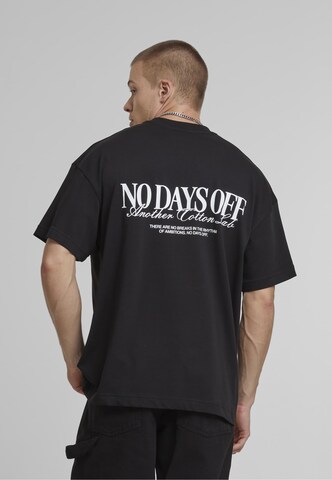 T-Shirt 'No Days Off' Another Cotton Lab en noir : devant