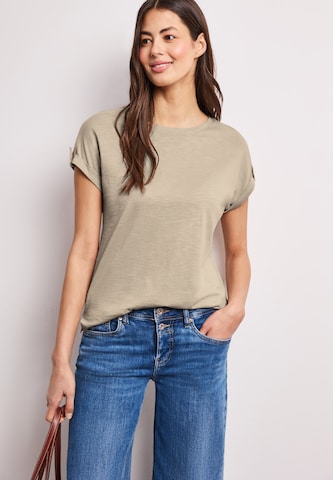 STREET ONE Μπλουζάκι σε μπεζ: μπροστά