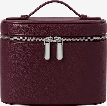 UNIQ Beauty Kozmetična torbica 'Noemie Vanity Beauty Case - Violet Burgundy' | rdeča barva: sprednja stran