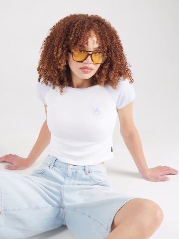 CONVERSE - Camiseta en blanco: frente