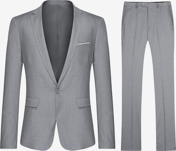 YOUTHUP Suit 'Feierabend' in Grey: front