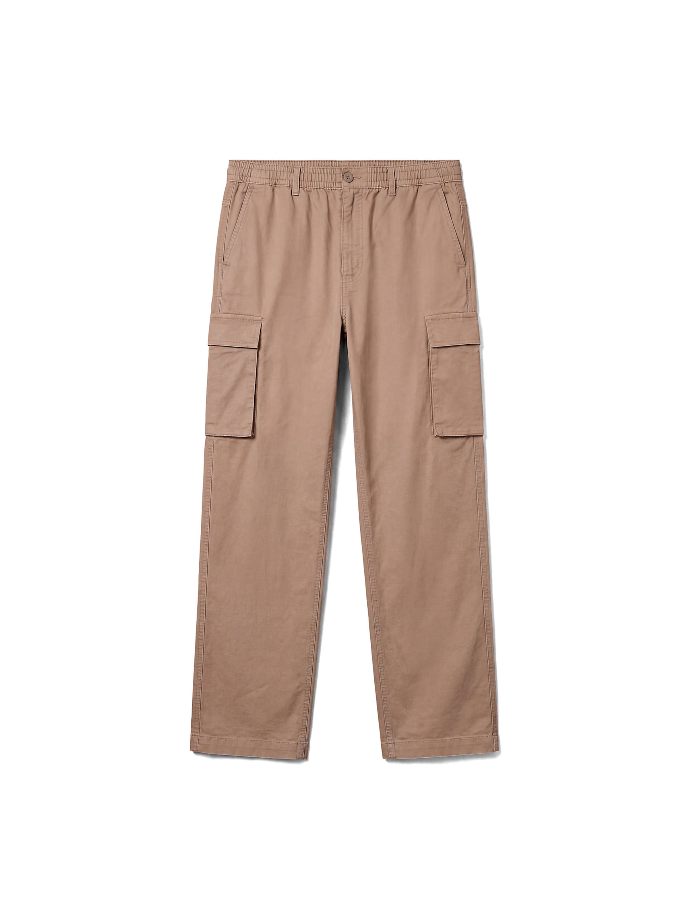 Loosefit Pantalon cargo Calvin Klein Jeans en beige : devant