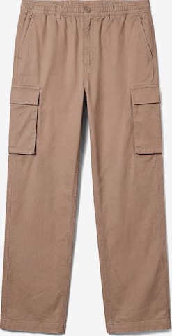 Loosefit Pantalon cargo Calvin Klein Jeans en beige : devant