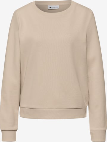 STREET ONE Sweatshirt in Beige: front