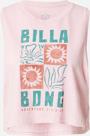 rožinė BILLABONG Sportiniai marškinėliai be rankovių 'DIV': priekis