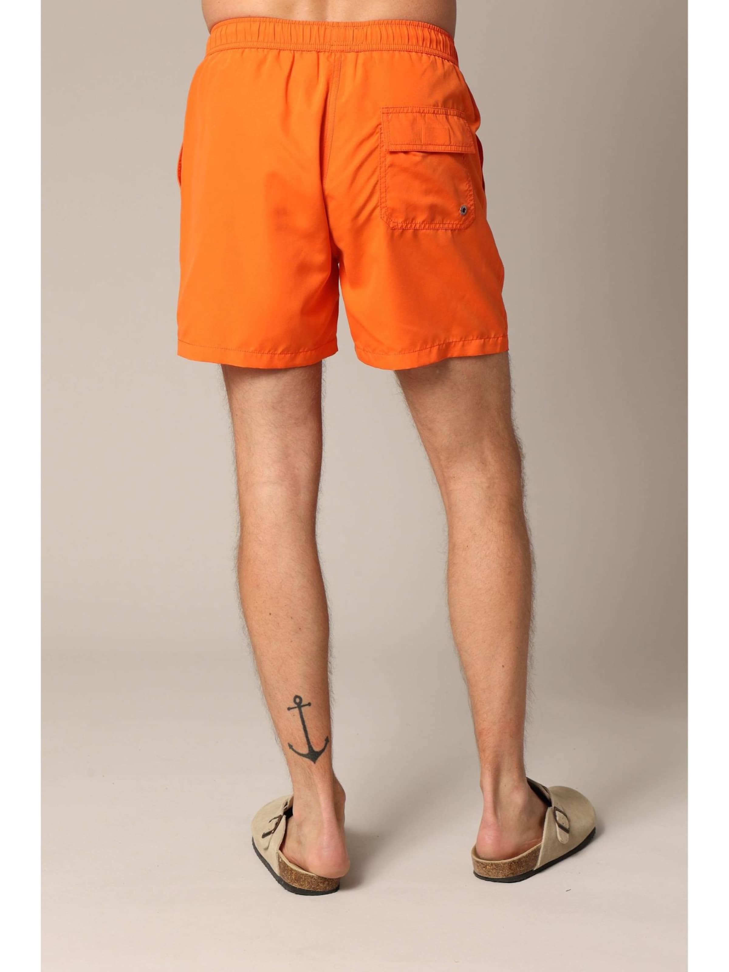 Shorts de bain Deeluxe en orange