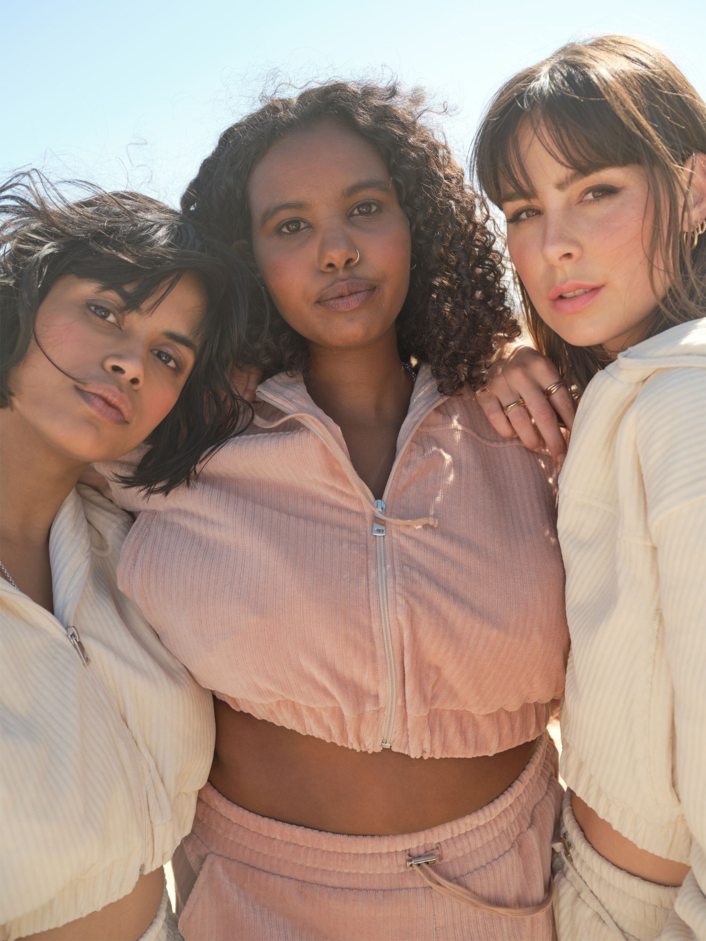 Reneルネ★ニットコートAir  Hoodie★ベージュピンク★３６ Reneルネ☆ニットコートAir River Hoodie☆ベージュピンク☆36